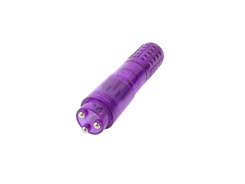 Mini Masajeador 3 Cabezales Purpura