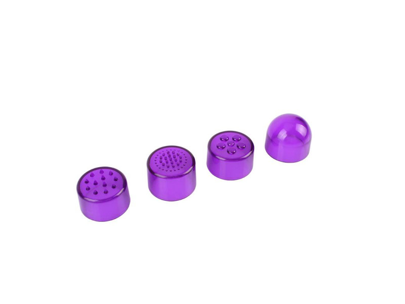 Mini Masajeador 3 Cabezales Purpura