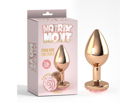 Plug Anal con Joya Spark Rose Talla S