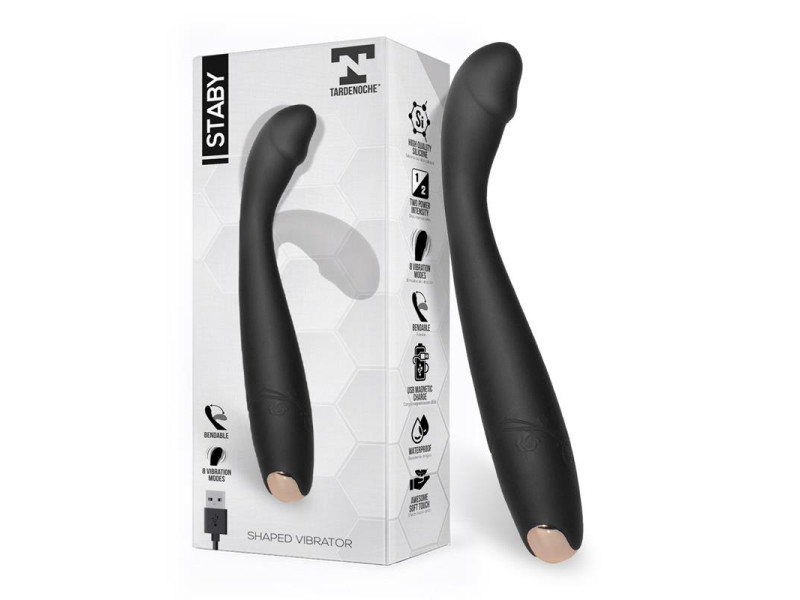 Staby Vibrador Silicona Flexible Bendable