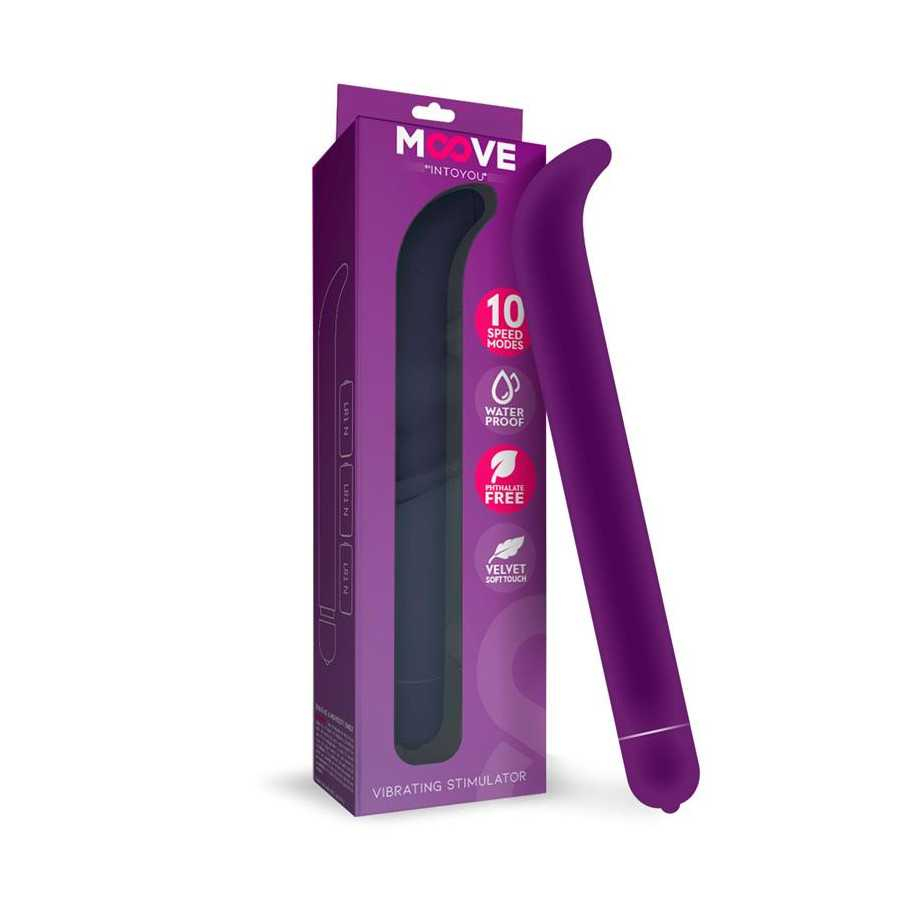 Estimulador VIbrador Punto G 10 funciones Purpura