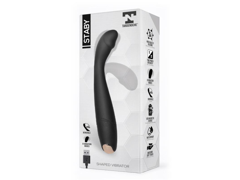 Staby Vibrador Silicona Flexible Bendable