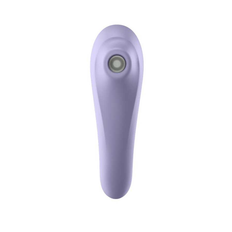 Dual Pleasure APP Vibrador y Succionador de Aire Pulsado Recargable Mauve