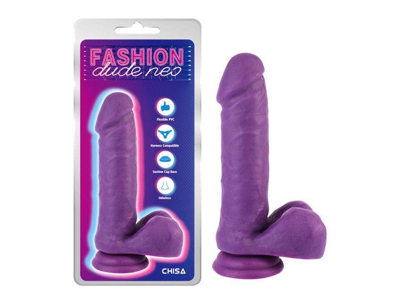 Dildo Dual Density Purpura 76