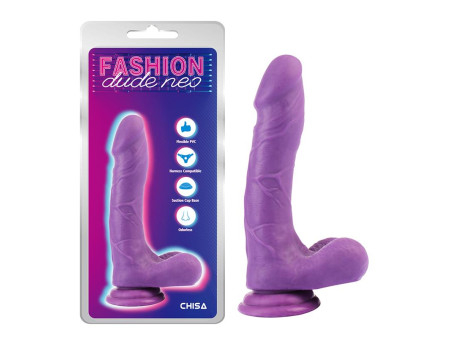 Dildo Dual Density Purpura 8