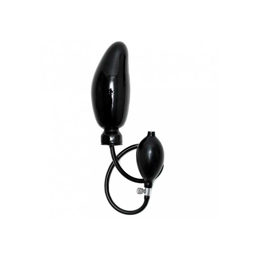 Dildo Inflable Latex Negro