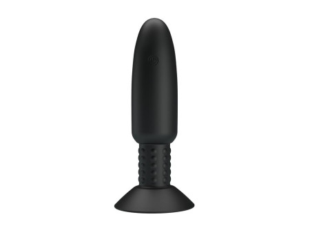 Plug Anal con Vibracion y Rotacion con Control Remoto USB