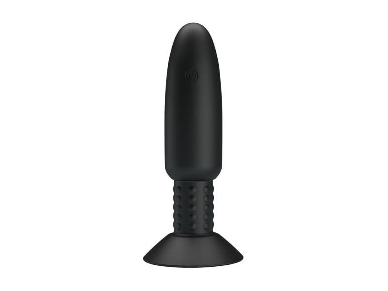 Plug Anal con Vibracion y Rotacion con Control Remoto USB