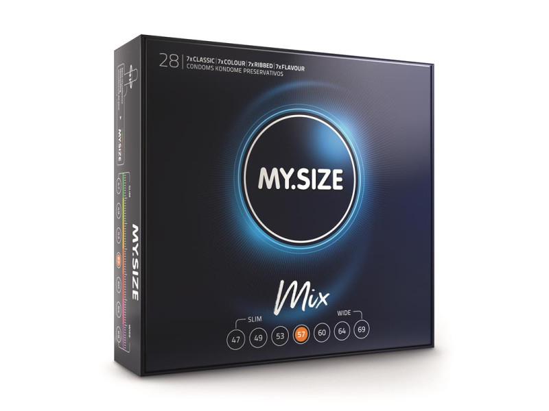 My Size Mix Talla 57 Caja de 28 Uds