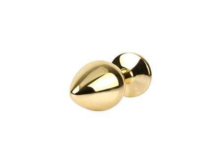 Rosy Gem Plug Anal Dorado con Joya Talla M
