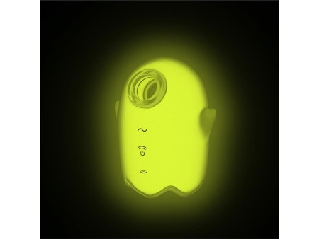 Glowing Ghost Succionador Brilla en la Oscuridad Amarillo