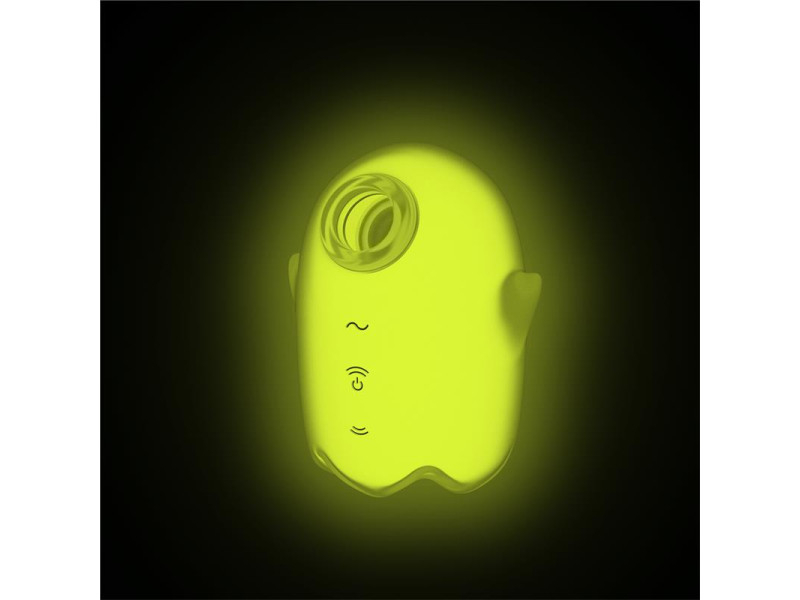 Glowing Ghost Succionador Brilla en la Oscuridad Amarillo