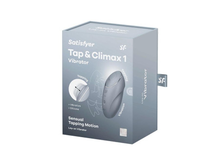 Tap and Climax 1 Vibrador y Tapping Gris Tap and Climax 1 Vibrador y Tapping Gris