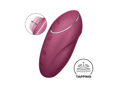 Tap and Climax 1 Vibrador y Tapping Rojo