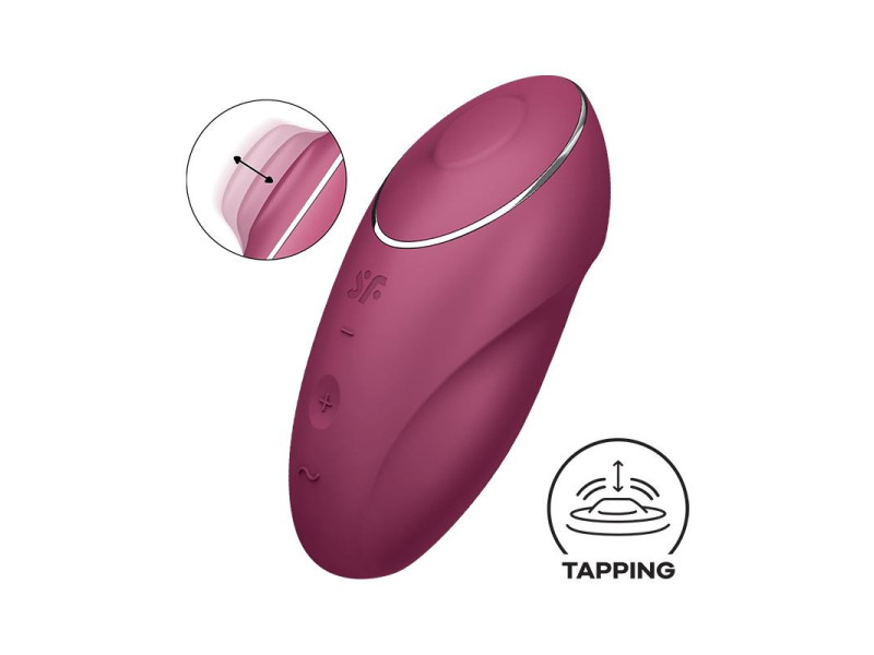 Tap and Climax 1 Vibrador y Tapping Rojo Tap and Climax 1 Vibrador y Tapping Rojo