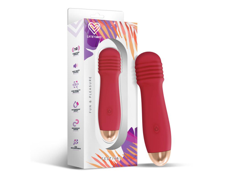 Nesta Estimulador 10 Velocidades Rust Red Nesta Estimulador 10 Velocidades Rust Red