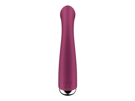 Spinning G Spot 1 Vibrador y Rotador Rojo