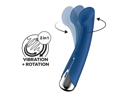 Spinning G Spot 1 Vibrador y Rotador Azul Spinning G Spot 1 Vibrador y Rotador Azul