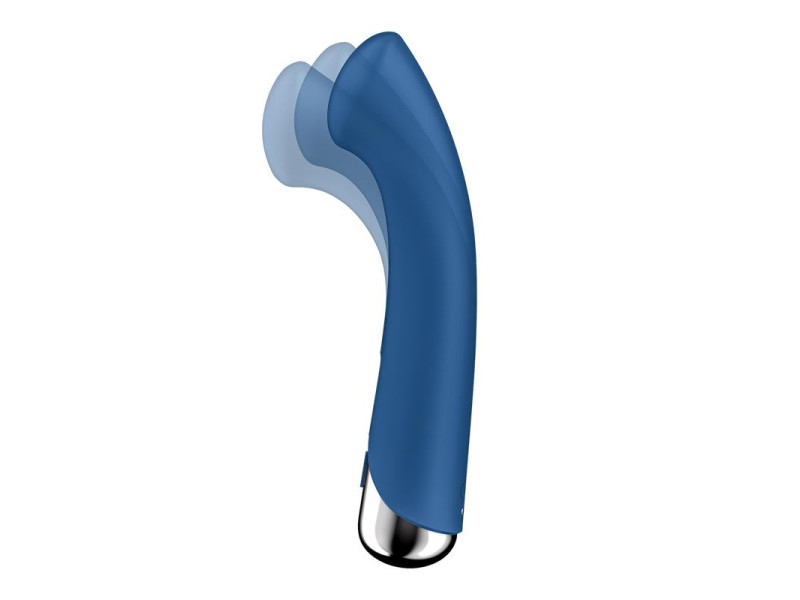 Spinning G Spot 1 Vibrador y Rotador Azul