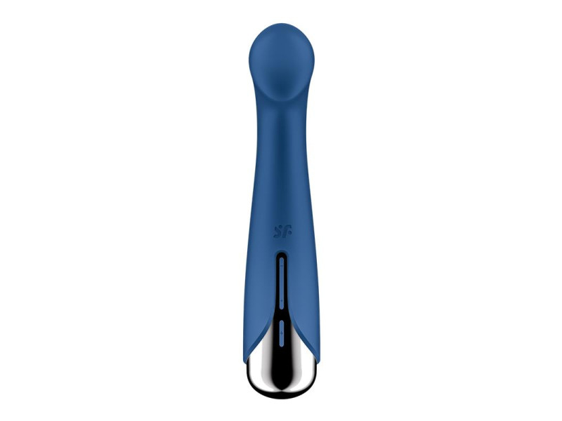 Spinning G Spot 1 Vibrador y Rotador Azul