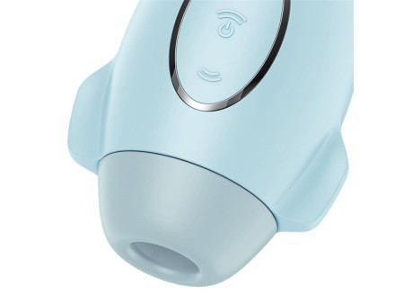 Mission Control Succionador y Vibrador Azul
