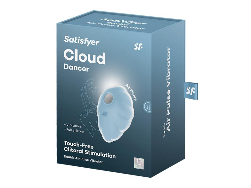Cloud Dancer Succionador y Vibrador Azul
