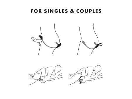 Plug Play 1 Vibrador Anal Flexible Azul