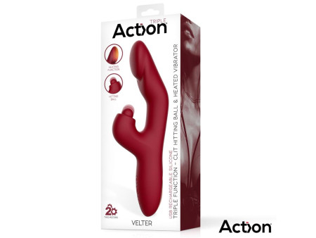 Velter Soft Clit Hitting Ball con Vibracion y Efecto Calor Velter Soft Clit Hitting Ball con Vibracion y Efecto Calor