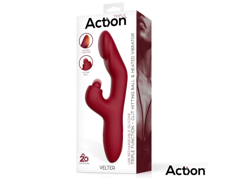 Velter Soft Clit Hitting Ball con Vibracion y Efecto Calor