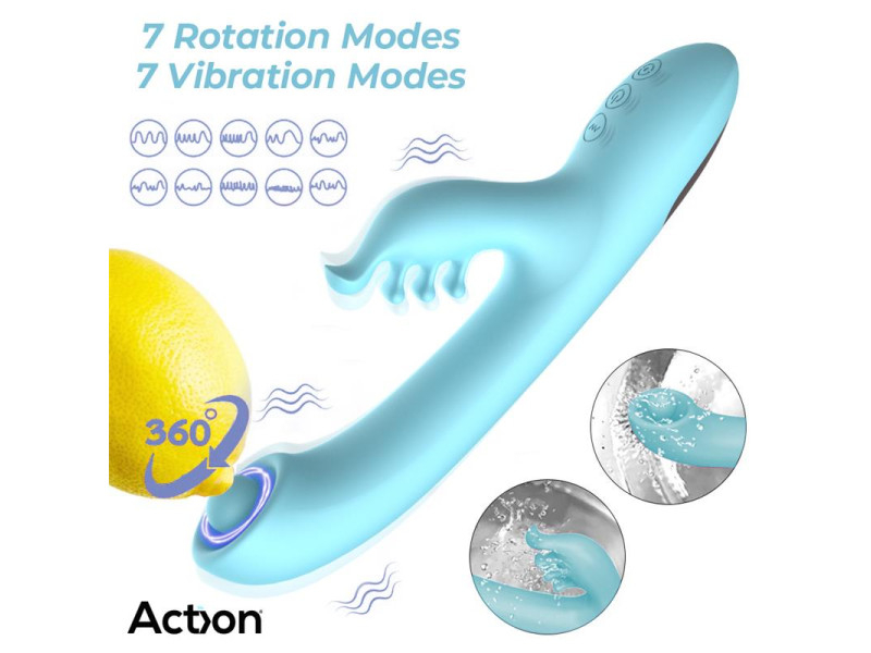 Murly Soft Massaging Ball 360º con Vibracion Doble 3 Motores