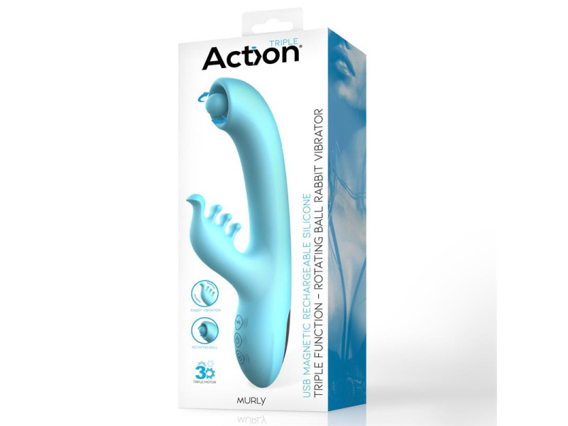 Murly Soft Massaging Ball 360º con Vibracion Doble 3 Motores