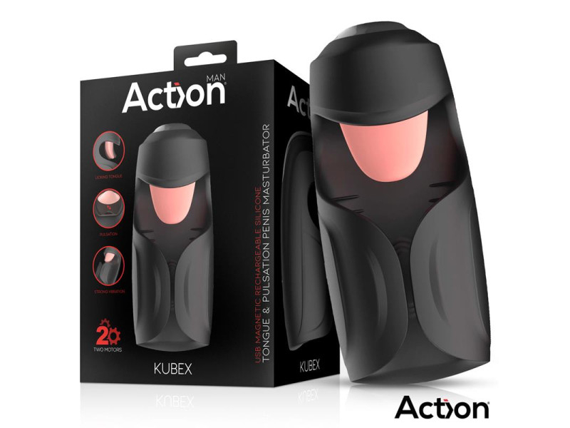 Kubex Masturbador con Lengua Pulsacion y Vibracion