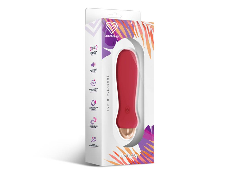 Luxo Estimulador 10 Velocidades Rust Red