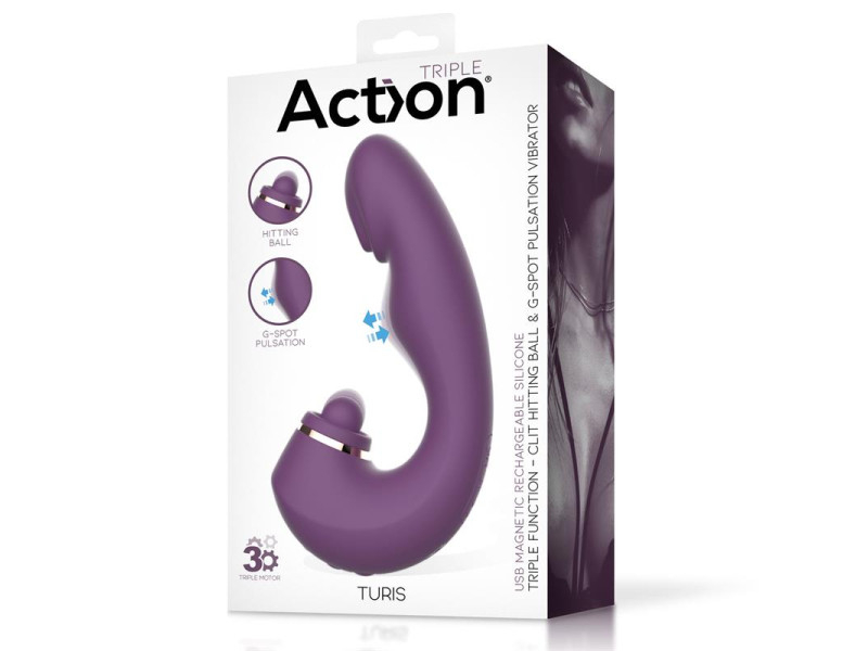 Turis Soft Hitting Ball con Pulsacion para el Punto G y Vibracion