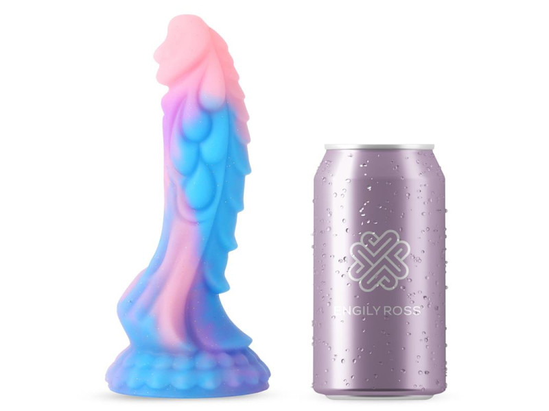 Dildo Dragon Brilla en la Oscuridad 18 cm