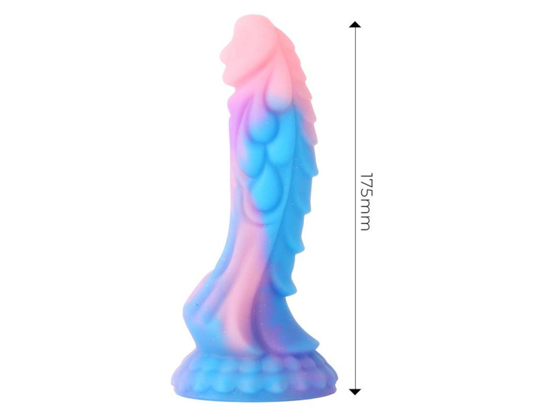 Dildo Dragon Brilla en la Oscuridad 18 cm