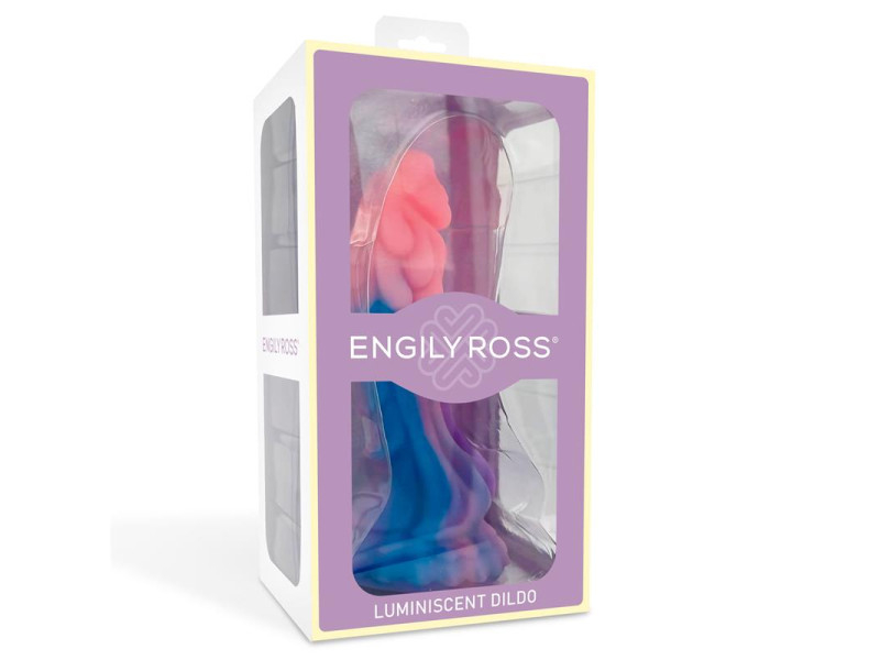 Dildo Dragon Brilla en la Oscuridad 18 cm