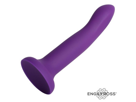 Dildo que Cambia de Color Pupura a Rosa Talla L 21 cm