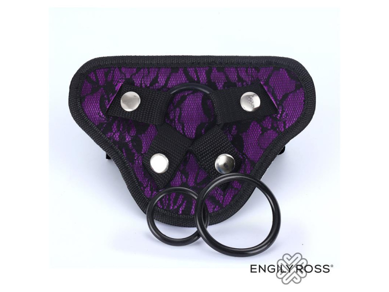 Miley Arnes Universal Ajustable 3 Anillo de Silicona Purpura