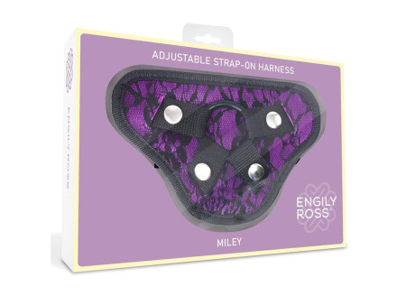 Miley Arnes Universal Ajustable 3 Anillo de Silicona Purpura