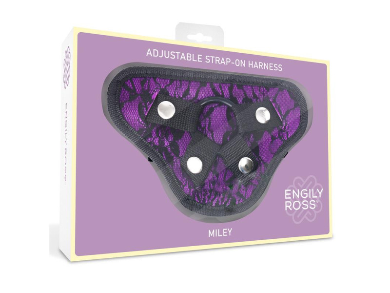Miley Arnes Universal Ajustable 3 Anillo de Silicona Purpura