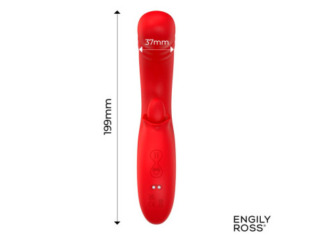 Drako Vibrador con Thrusting y Lengua Oscilante 360º