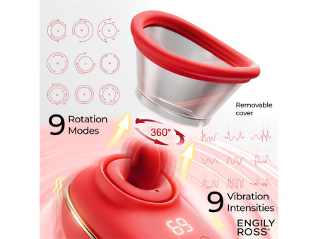 Lizer Estimulador con Lengua Oscilante Bomba de Vacio y Vibracion