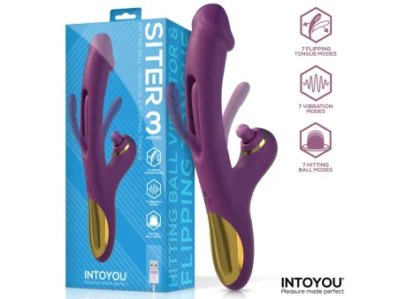 Siter Vibrador con Lengua Movimiento Flipping y Bola Golpeteo Siter Vibrador con Lengua Movimiento Flipping y Bola Golpeteo