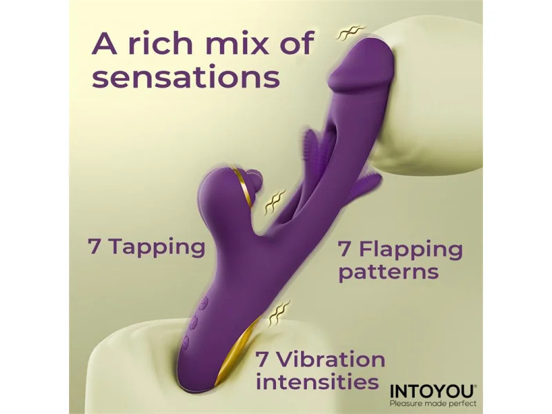 Siter Vibrador con Lengua Movimiento Flipping y Bola Golpeteo