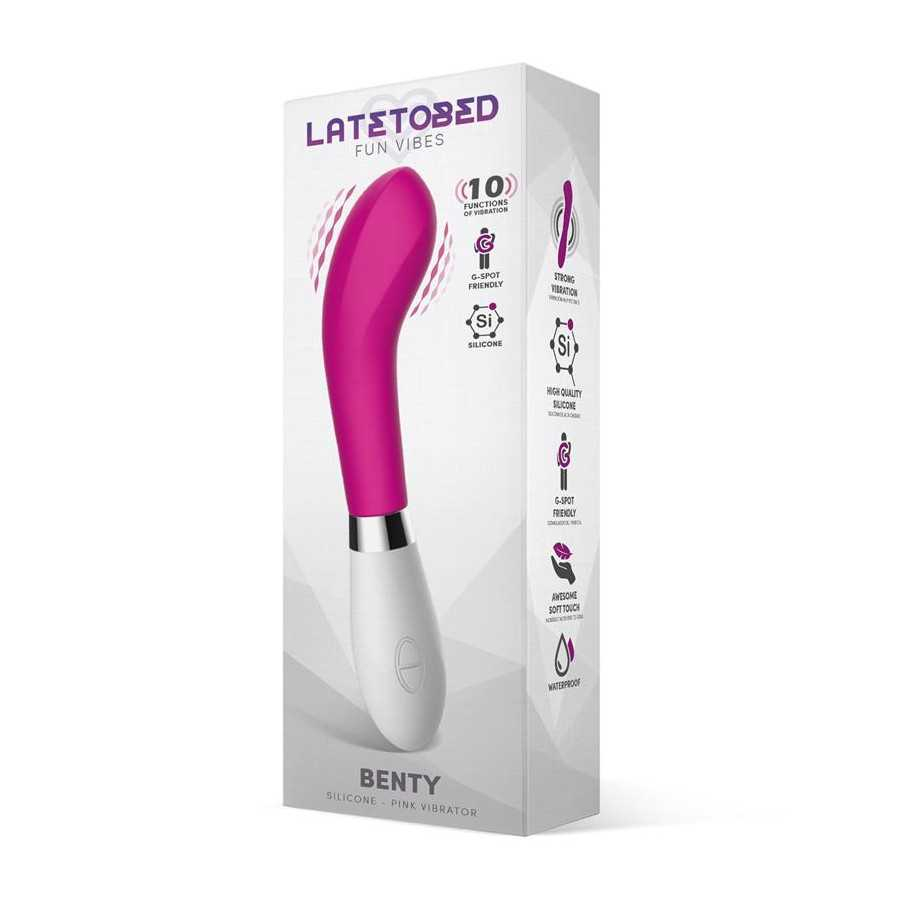 Benty Vibrador Silicona Rosa