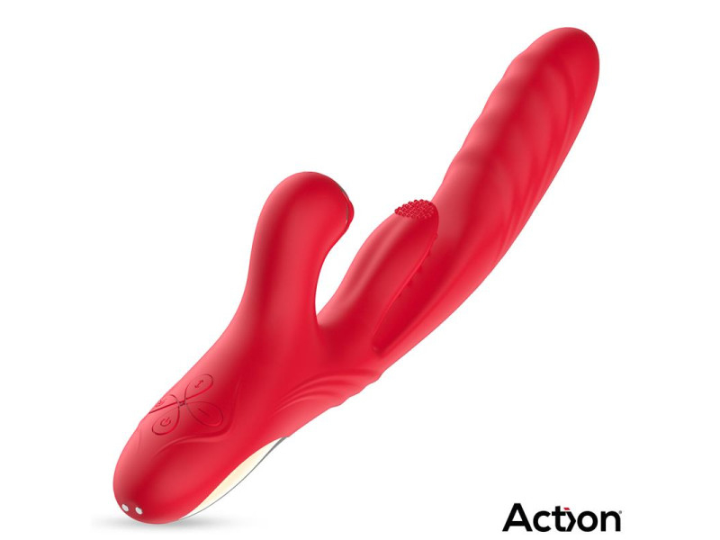Limbe Vibrador con Lengua Flip Flap Bola Percutora y Up and Down