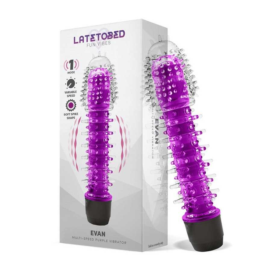 Evan Vibrador Multi Velocidad Purpura