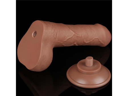Dildo con Piel Retractil 7 Bronceado