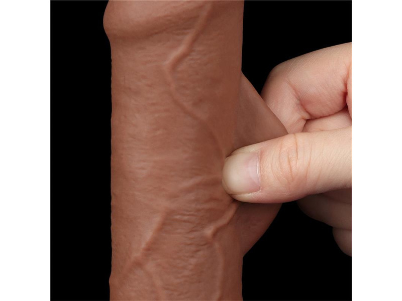 Dildo con Piel Retractil 7 Bronceado